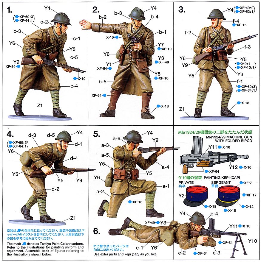 WWII フランス歩兵セット (プラモデル) - ホビーサーチ ミリタリープラモ