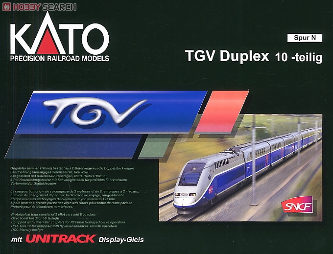 KATO 101529 TGV レゾ・デュープレックス 10両セット Amazon | KATO N