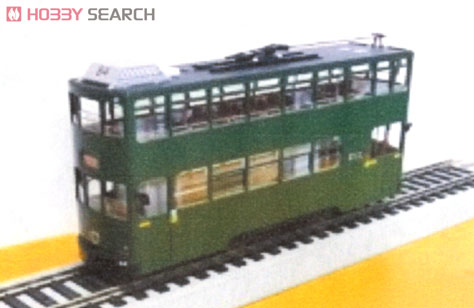 香港トラム 香港2階建路面電車 (グリーン) ☆外国形モデル (鉄道模型