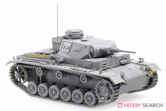WW.II ドイツ軍 III号戦車H型 (5cm砲搭載) 後期生産車 (プラモデル