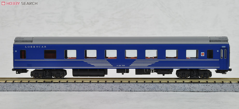 kato 24系25形 特急寝台客車 銀帯 単品7両 オハ24 ロビーカー kato 24
