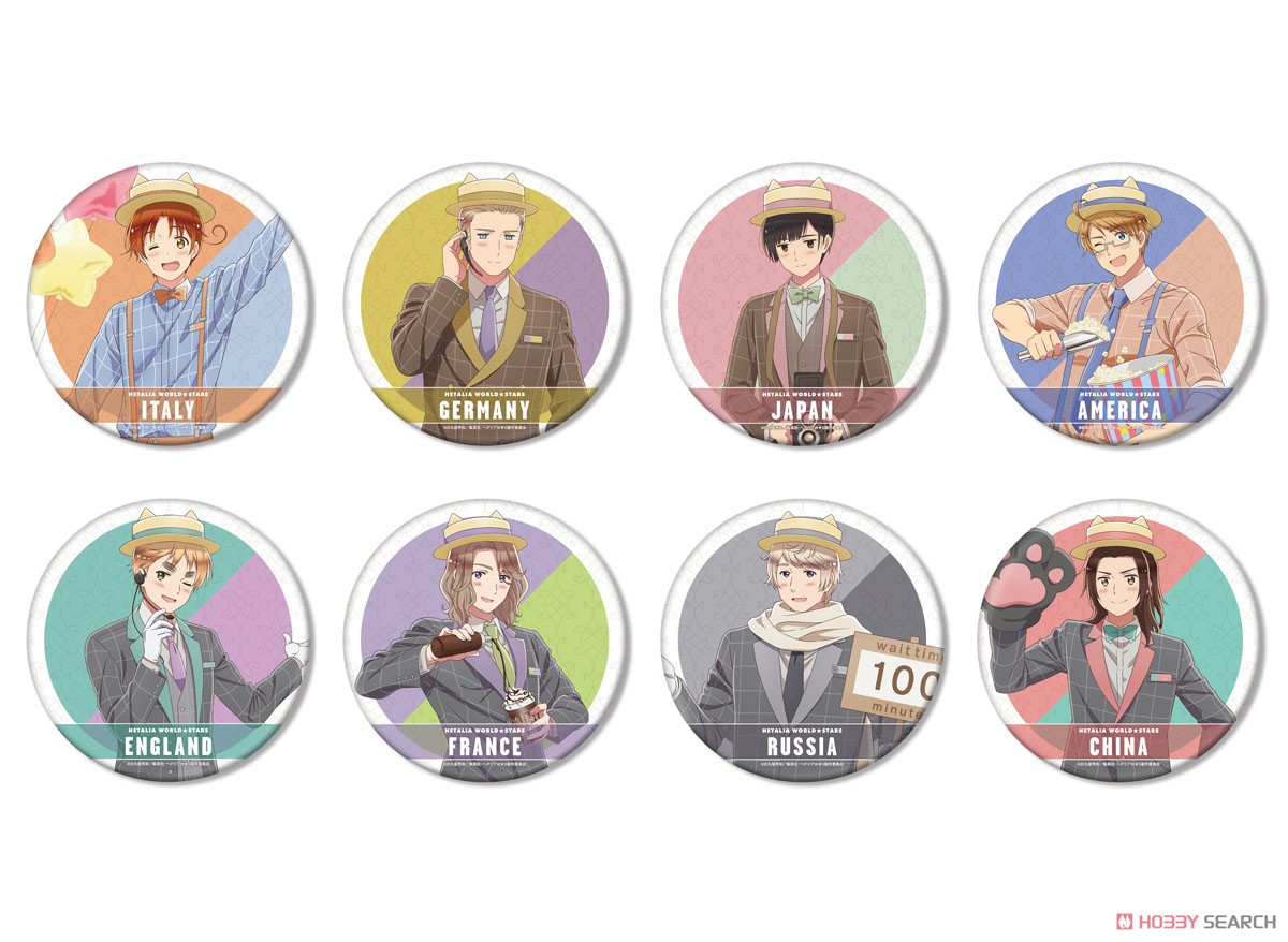 ヘタリア World☆Stars 描き下ろしイラスト イギリス 遊園地ver. BIG缶