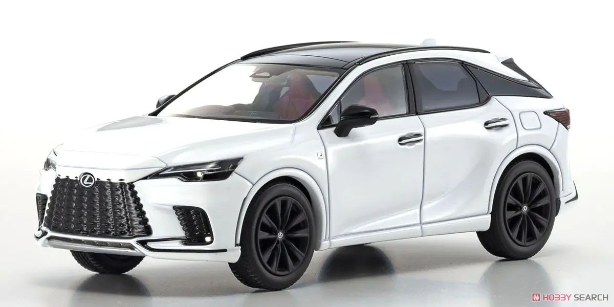 限定版1/18 レクサスRX450h+ ミニカー 模型 完成品 展示台付き 白 1/18