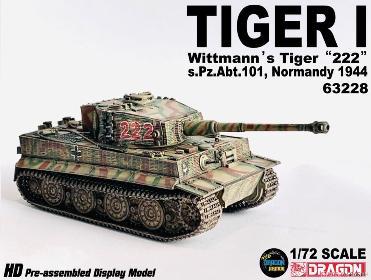 TIGER I Wittmann`s Tiger`222`s.Pz.Abt.101,Normandy 1944 (Pre-built