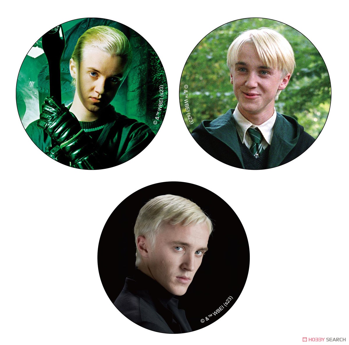 ハリーポッター 缶バッジ Draco Malfoy B(実写) (キャラクターグッズ