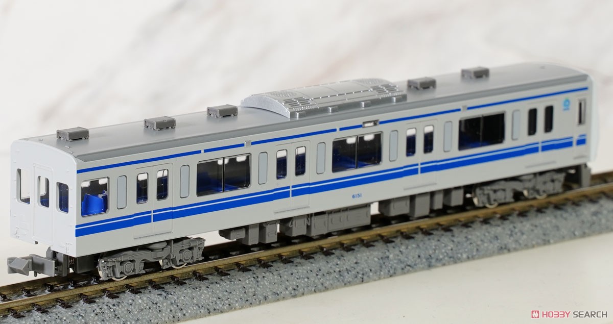 グリーンマックス 西武6000系アルミ車（6158編成·ベンチレーター撤去後