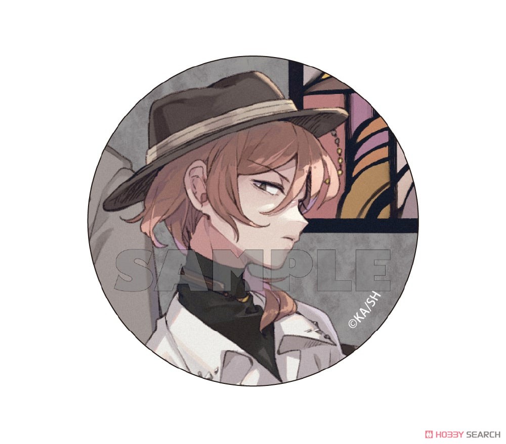 文豪ストレイドッグス」春河35イラスト 缶バッジ 中原中也