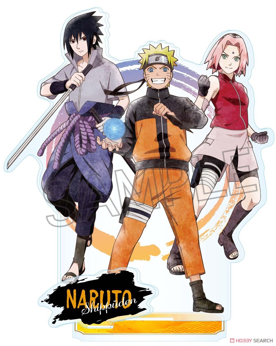 NARUTO J-WORLD絆 ナルト カカシ サクラ サスケ アクリルスタンド