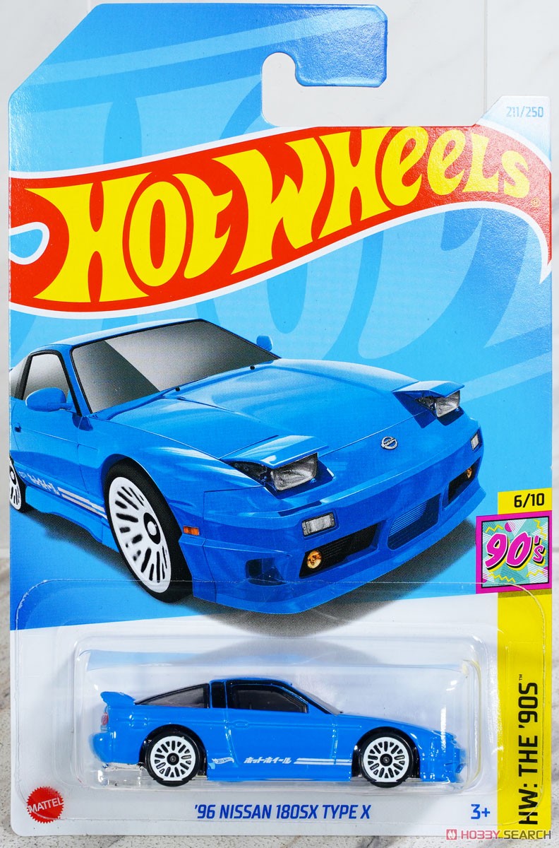 ☆特価品 ホットウィール ベーシックカー `96 日産 180SX タイプX