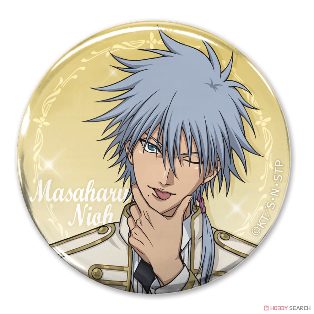 新テニスの王子様 描き下ろし 仁王雅治 65mm缶バッジ (キャラクター