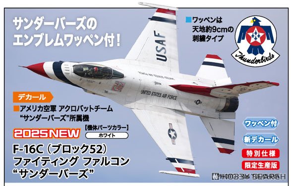 1/32 ハセガワ F-16 サンダーバーズ完成品 1/32 ハセガワ F-16