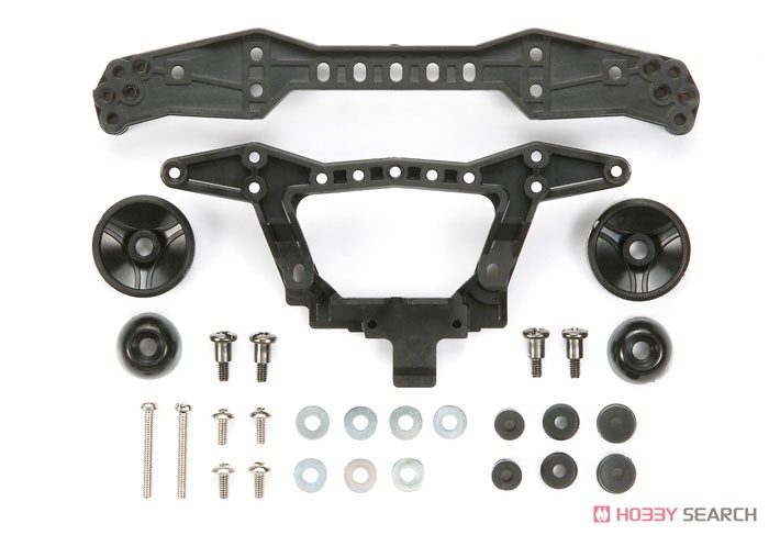 GP412 カーボン強化リヤダブルローラーステー (3点固定タイプ) (ミニ四