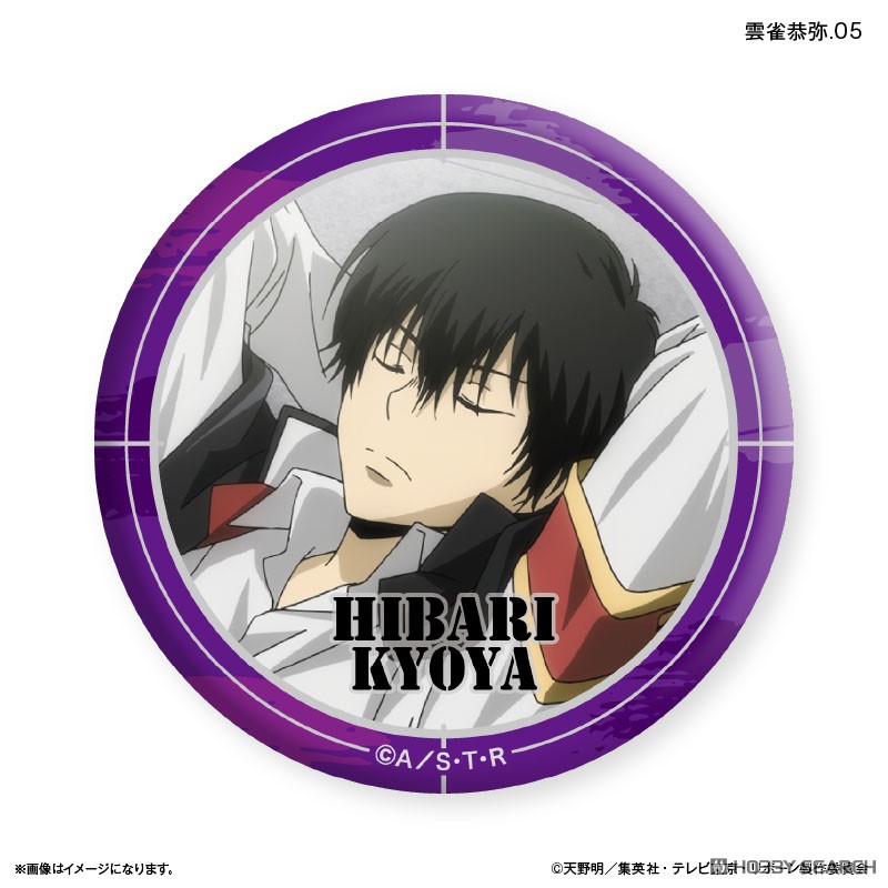 家庭教師ヒットマンREBORN 雲雀恭弥 原作缶バッジ 家庭教師ヒットマン