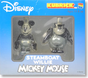 キューブリック 蒸気船ウィリー ミッキーマウス&ピート (完成品