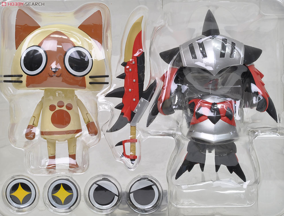 動く！ アイルー フィギュア 2種類セット 動く！ アイルー フィギュア