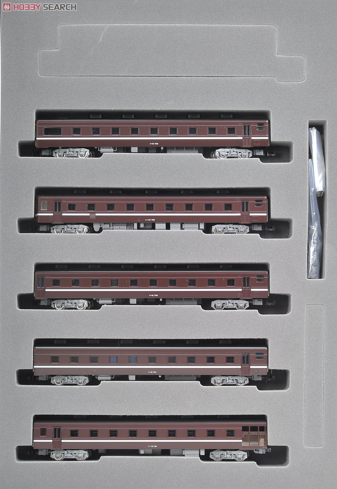 12系700番代「やまぐち」号用レトロ調客車 5両セット [A2473] - スーパー