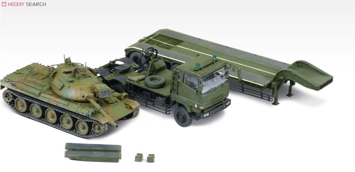 陸上自衛隊 73式特大型セミトレーラー `74式戦車付属` (プラモデル