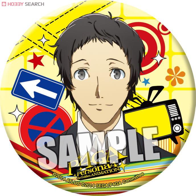 ペルソナ4 セガコラボカフェ 缶バッジ 足立透 ⑤ ペルソナ4 セガコラボ