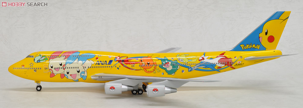 1/200 ANA B747-400 ピカチュウジャンボ ポケモンジェット 1/400 B747