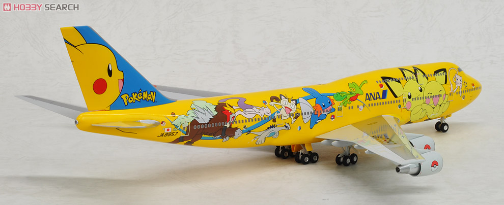 1/200 747-400D JA8957 ピカチュウジャンボ (完成品飛行機) - ホビー