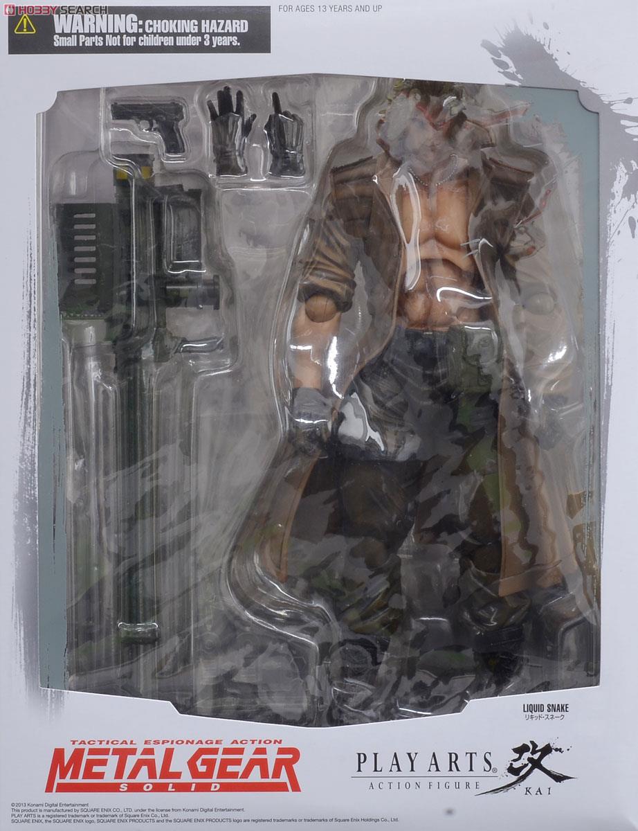 METAL GEAR SOLID PLAY ARTS改 -KAI- リキッド・スネーク (完成品