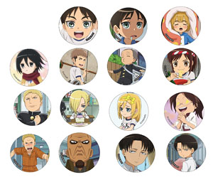 進撃の巨人 巨人中学校 缶バッジ セット 進撃の巨人 巨人中学校 缶