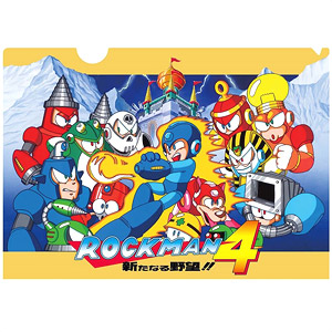 ロックマン20周年記念商品 ロックマン ロックマンX A4クリアファイル