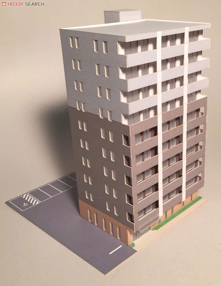 Nゲージ 都市型マンションA ストラクチャー（完成品）模型 Nゲージ