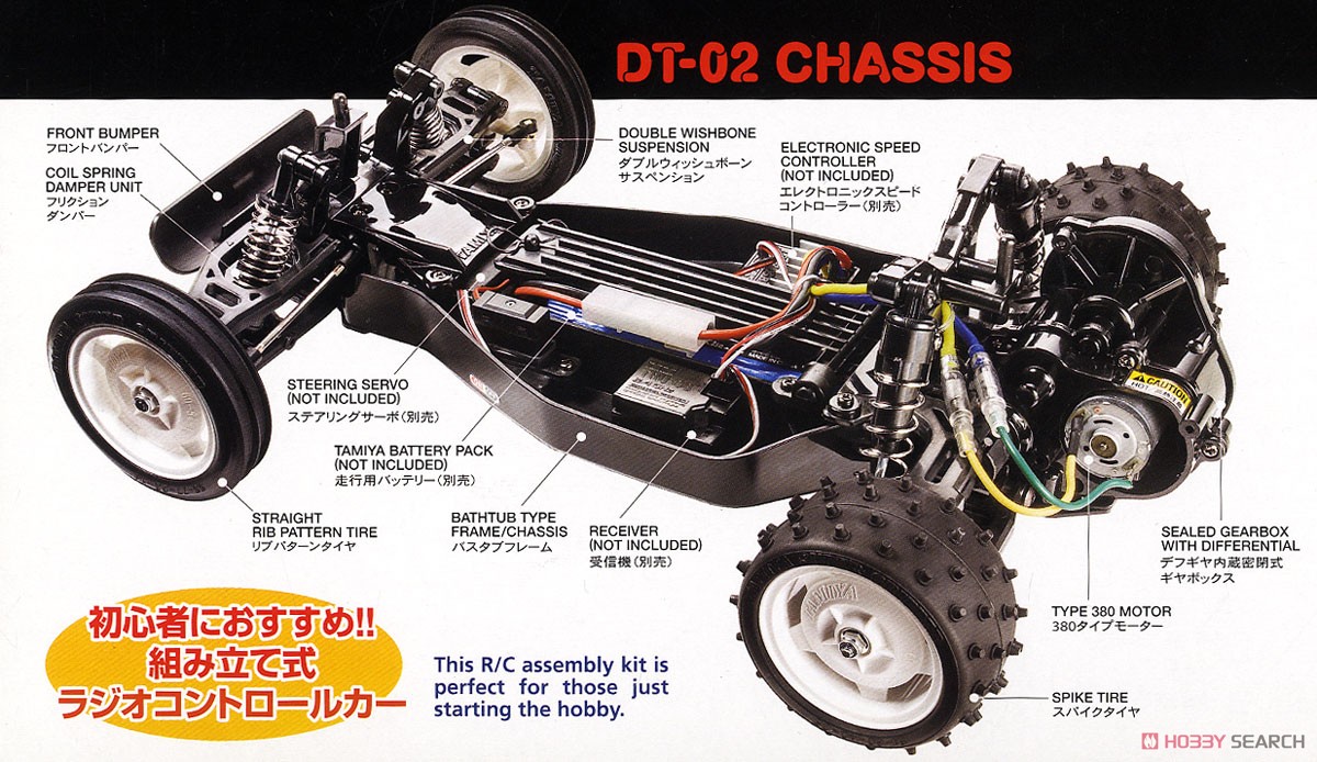 RCC RCバギー くまモン バージョン (DT-02シャーシ) (ラジコン