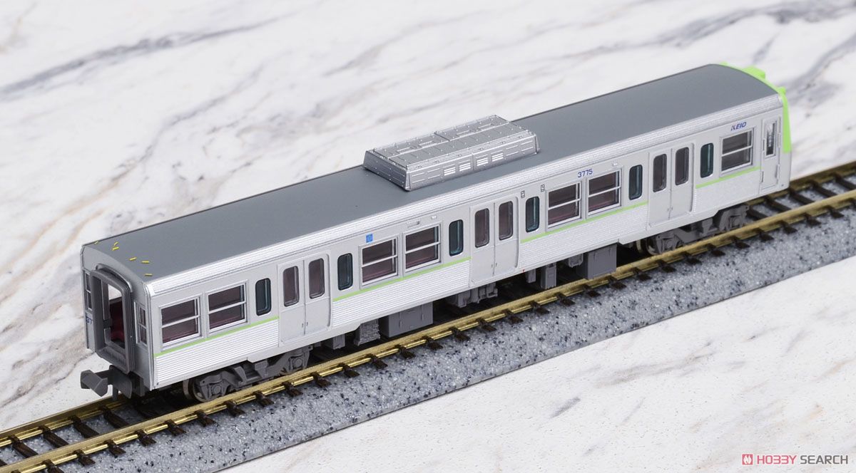 京王 3000系・帯入り・ライトグリーン (5両セット) (鉄道模型