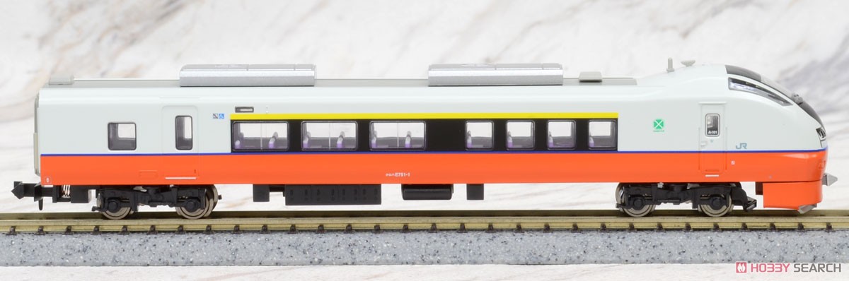 E751系・特急つがる・改良品 (4両セット) (鉄道模型) - ホビーサーチ