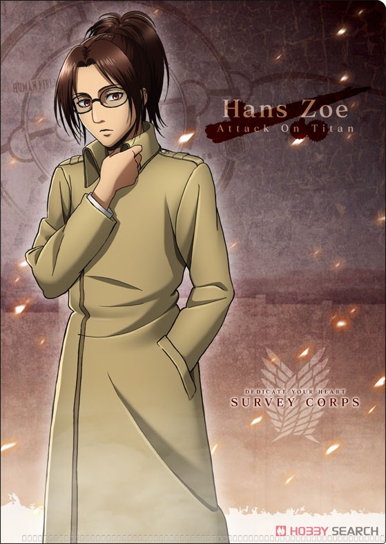 進撃の巨人 ハンジ クリアファイル ① Anique Shop JAPAN