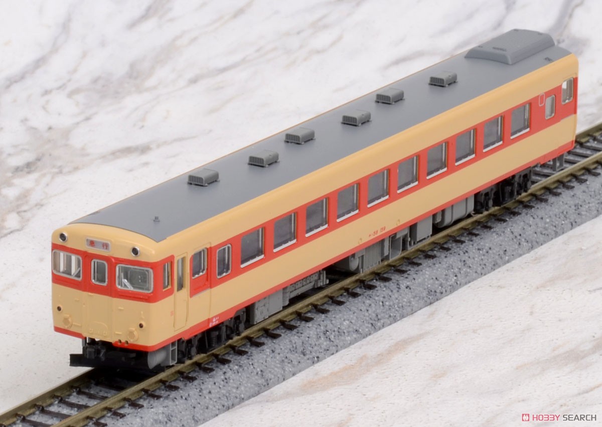 キハ58系 (非冷房車) 急行「いいで」 (7両セット) (鉄道模型) - ホビー