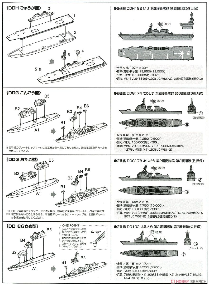 海上自衛隊 第2護衛隊群 (プラモデル) - ホビーサーチ ミリタリープラモ