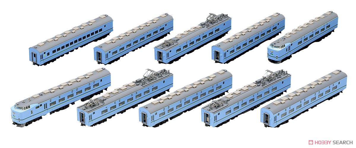 限定品】 JR 583系特急電車 (きたぐに・JR西日本旧塗装) (10両セット