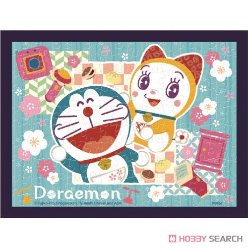 Doraemon No.MA-33 Doraemon & Dorami-chan Light Blue (Jigsaw