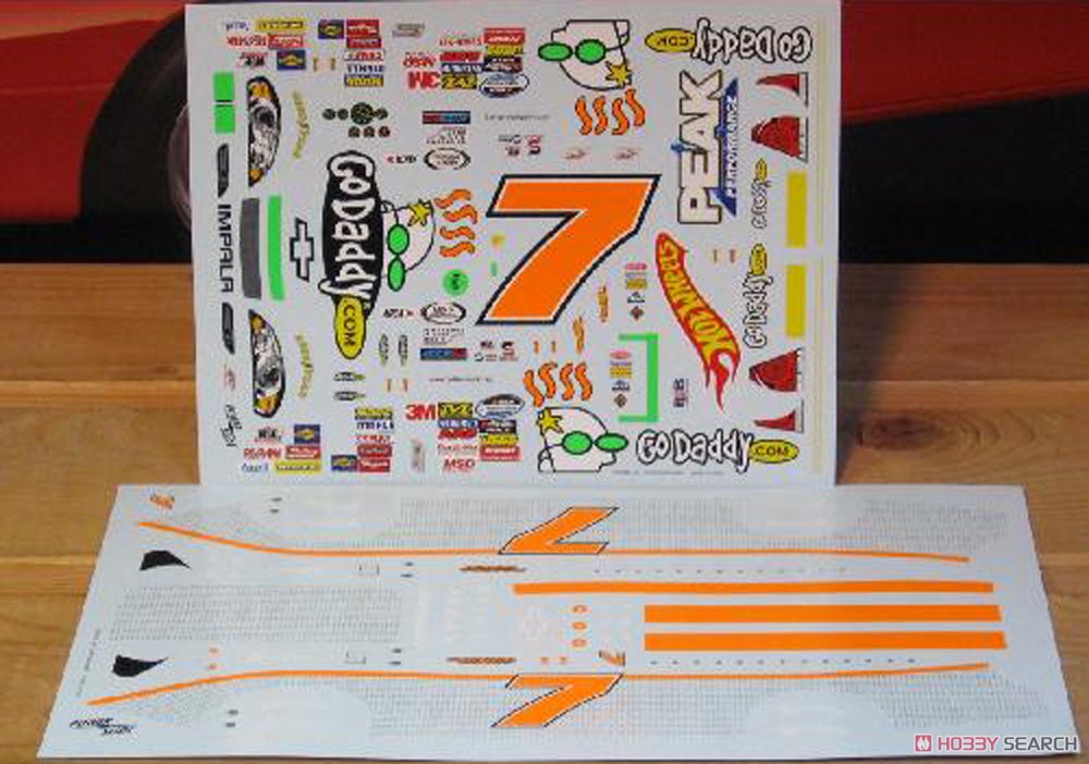 NASCAR シボレー インパラ #7 ダニカ・パトリック 2010 (デカール