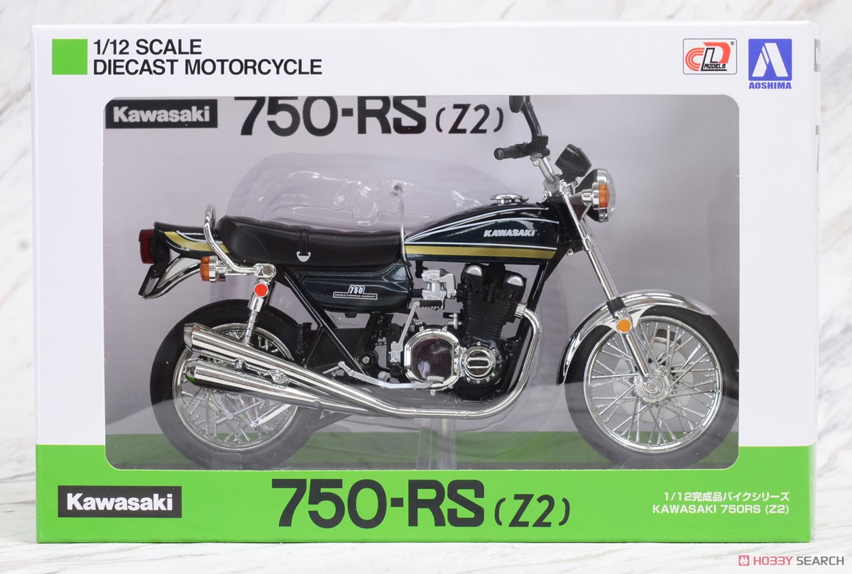 Kawasaki 750-RS (Z2) ダイキャストモデル AOSHIMA 1/12 The Bike