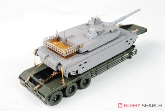 陸上自衛隊 10式戦車 73式特大型セミトレーラー付属 (プラモデル