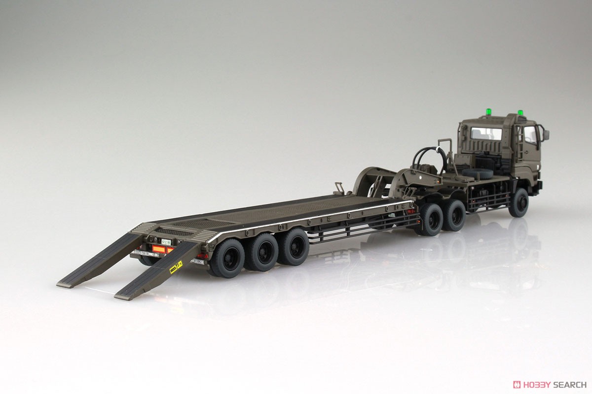 陸上自衛隊 10式戦車 73式特大型セミトレーラー付属 (プラモデル