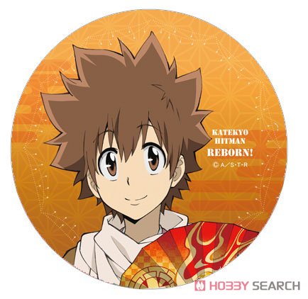 家庭教師ヒットマンREBORN！ 【描き下ろし】 沢田綱吉 缶バッジ