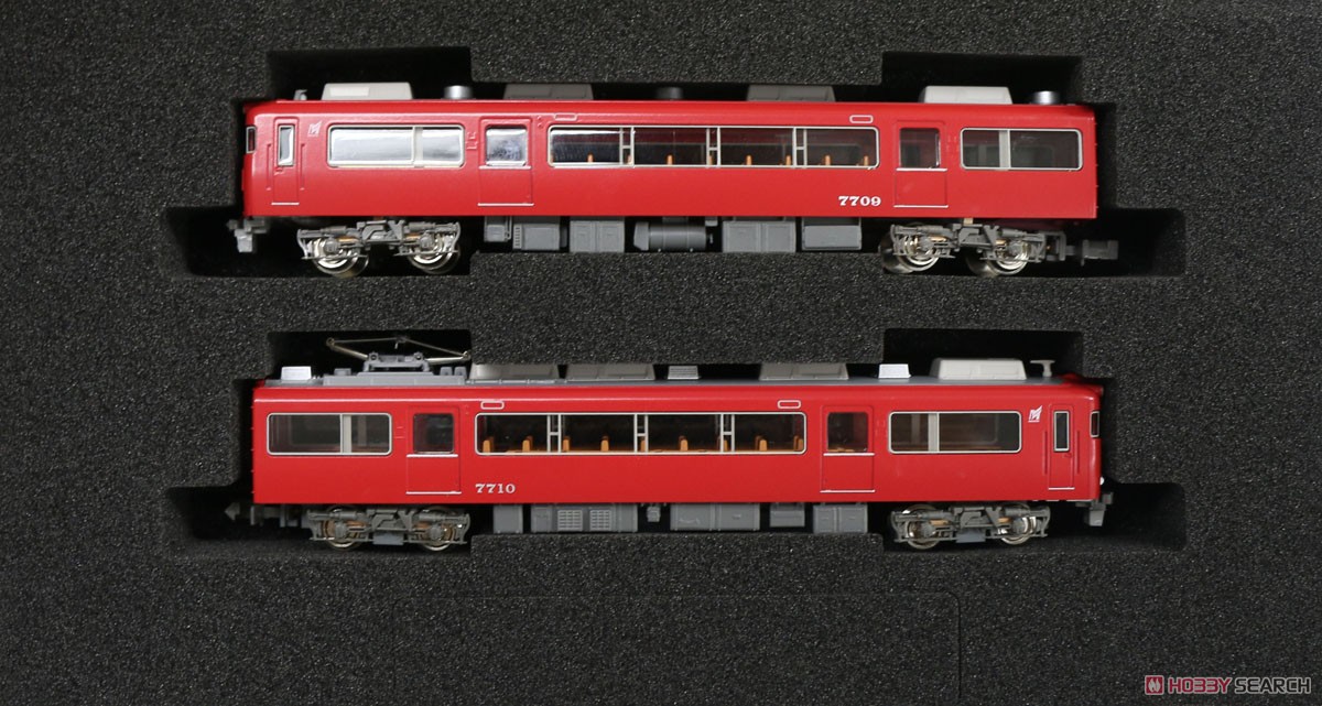 名鉄 7700系 (妻面窓無し) 基本2輛編成セット (動力付き) (基本・2両