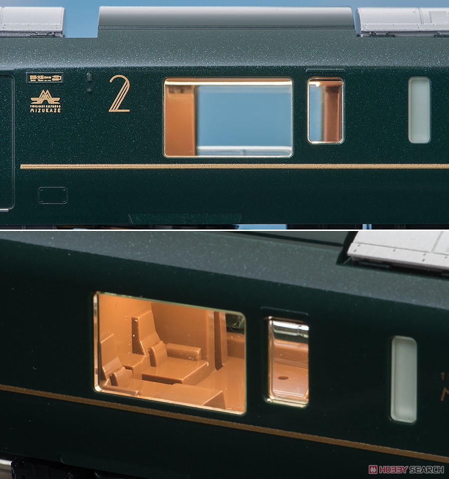 TOMIX 87系瑞風 限定品 グレードアップパーツ付き