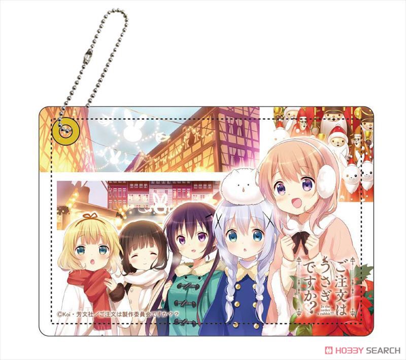 ご注文はうさぎですか?? パスケース (クリスマス) (キャラクターグッズ