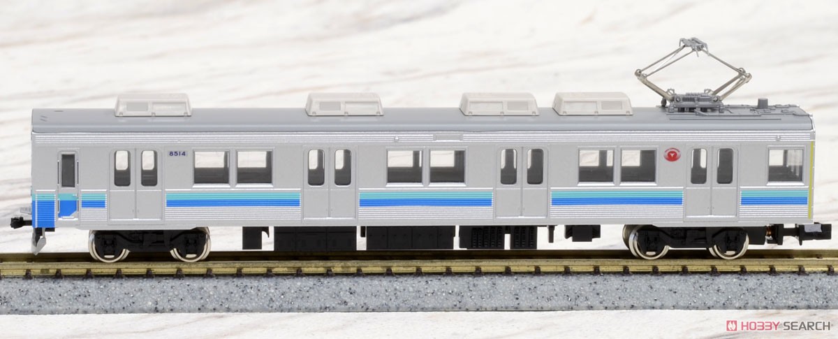 東急 8500系 (8614編成タイプ・黄色テープ付き) 基本6輛編成セット