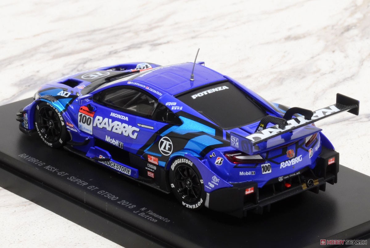 RAYBRIG NSX-GT SUPER GT GT500 2018 No.100 (ミニカー) - ホビー
