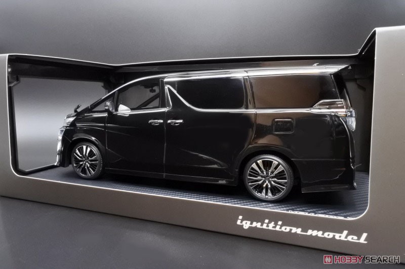 VELLFIRE ミニカー 1/30スケール 黒 KF 1/18 ミニカー ヴェルファイア