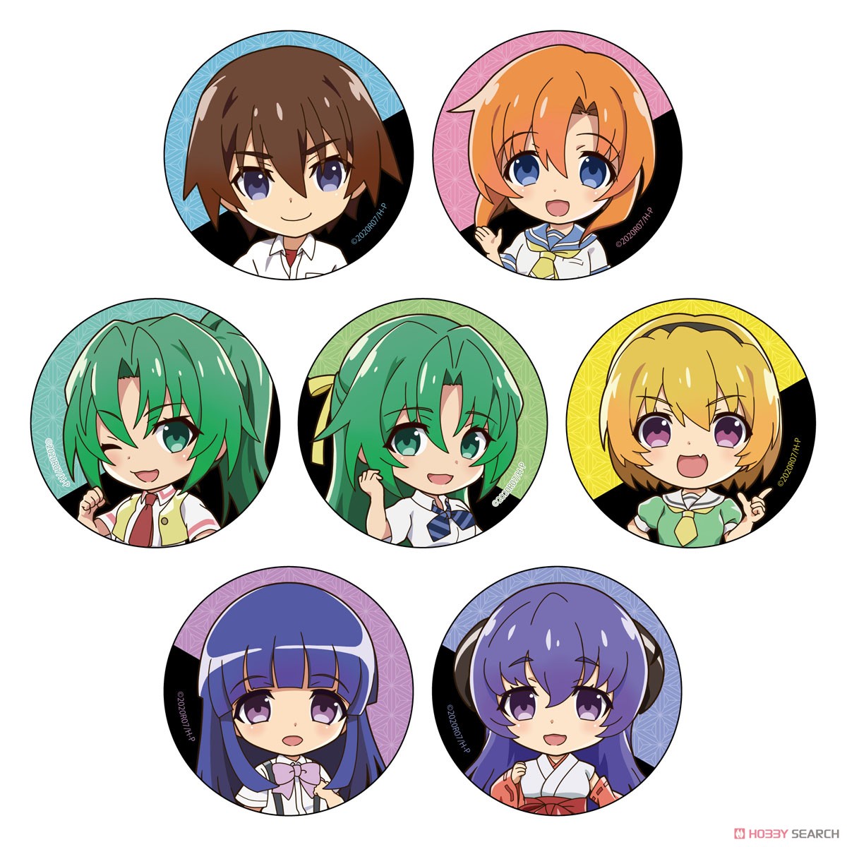 ひぐらしのなく頃に 業 缶バッジ 古手梨花 (キャラクターグッズ