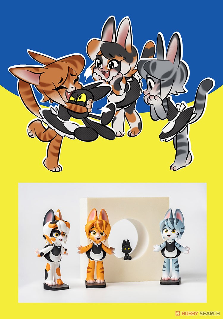 空想造物 メイドキャットシリーズ (10個セット) (完成品) - ホビー