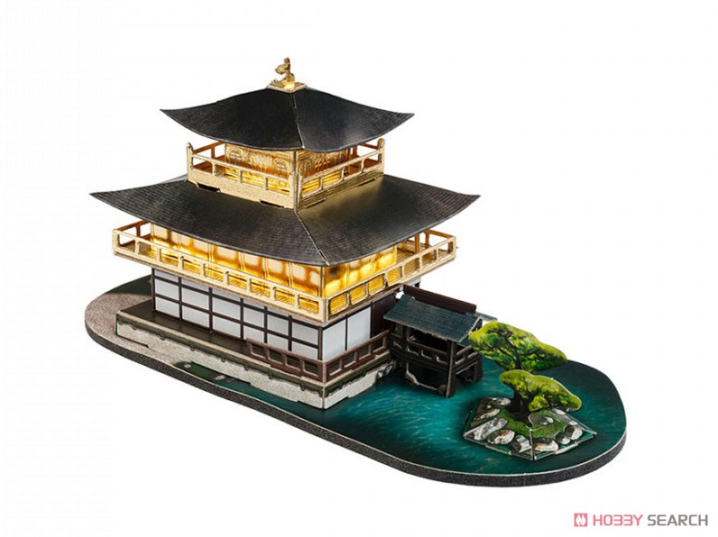 金閣寺 (鹿苑寺) (日本、京都) (ペーパークラフト) (プラモデル